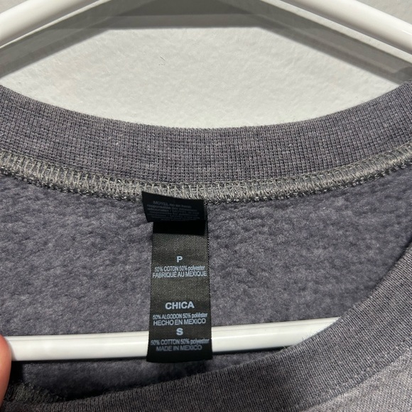 Pizza crewneck fleece sweater - Picture 2 of 4